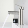 Vòi Lavabo Điếu Tròn Inox 20cm (VLB51) 