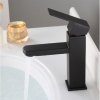 Vòi Lavabo Vuông Đen 20cm (VLB62)