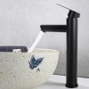 Vòi Lavabo Điếu Tròn Đen 30cm (VLB56)