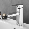 Vòi Lavabo Vuông Mạ Crom Bóng 20cm (VLB61)