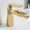 Vòi Lavabo Lá Mạ Vàng 20cm (VLB48)