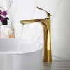 Vòi Lavabo Lá Mạ Vàng 30cm (VLB49)
