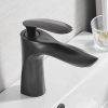 Vòi Lavabo Lá Mạ Đen 20cm (VLB46)