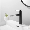 Vòi Lavabo Dài Đen 20cm LUSENTER  (VLB14)