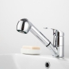 Vòi Lavabo Đồng Thau mạ Crom Dây Rút (VLB30)