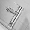 Vòi Lavabo Điếu Tròn Mạ Crom Bóng 20cm (VLB52)
