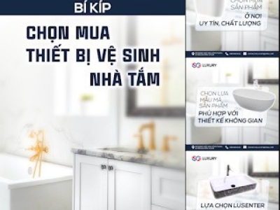 “BÍ KÍP” CHỌN MUA THIẾT BỊ VỆ SINH NHÀ TẮM