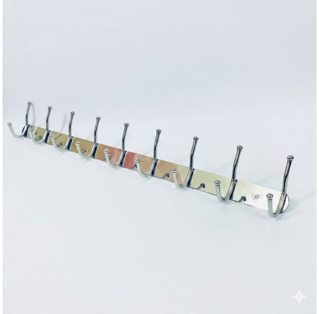 Móc Áo Inox 304 8 Móc Chính Hãng (MA04)