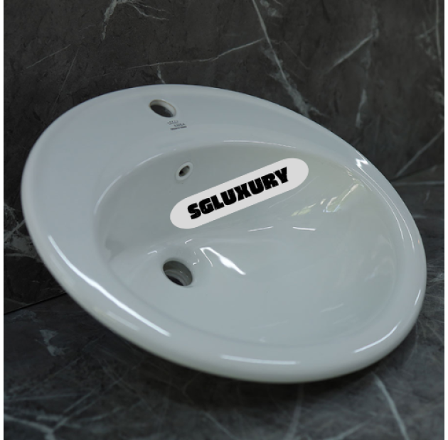 Chậu Lavabo Sứ Âm Bàn Đá LUSENTER (LBA09)