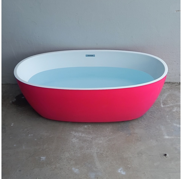 Bồn Tắm Oval Hồng Đậm (BT33)