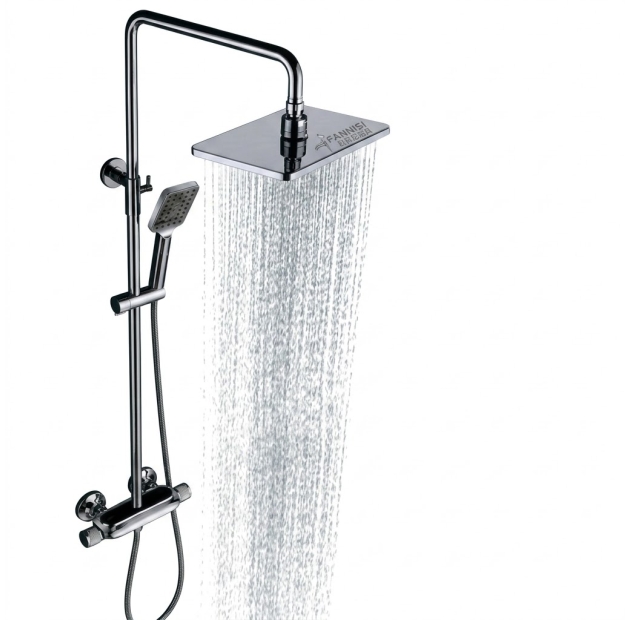 Sen Tắm Inox Tay Vặn Tròn Nhám LUSENTER (ST30)