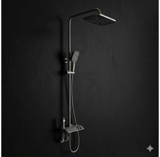 Sen Tắm 5 Phím Có Hiển Thị Nhiệt LUSENTER (ST36)