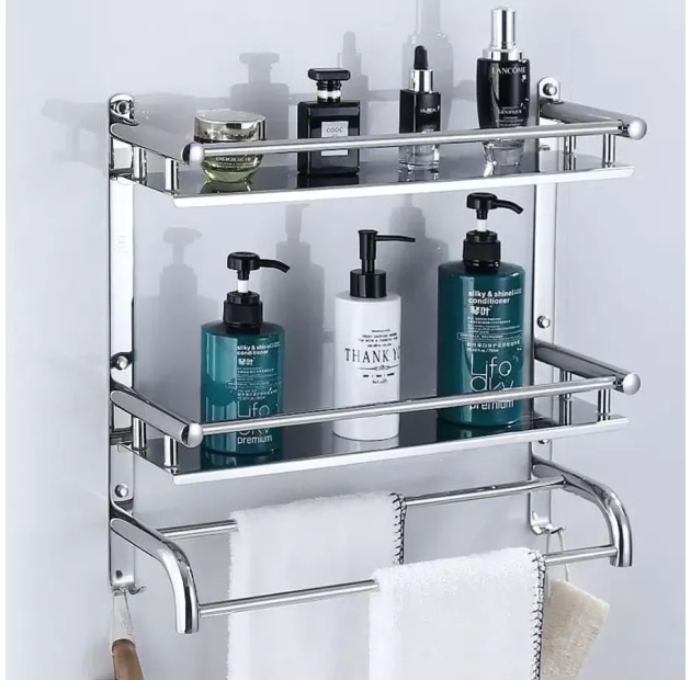 Kệ Góc Thẳng 2 Tầng Inox 304 (KG12)