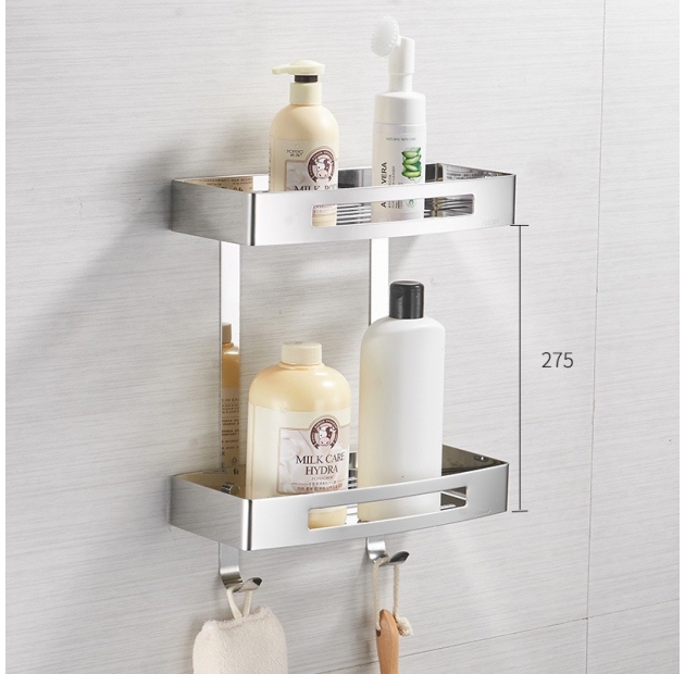 Kệ Góc Vuông Inox 304 Bóng Dày (KG10)