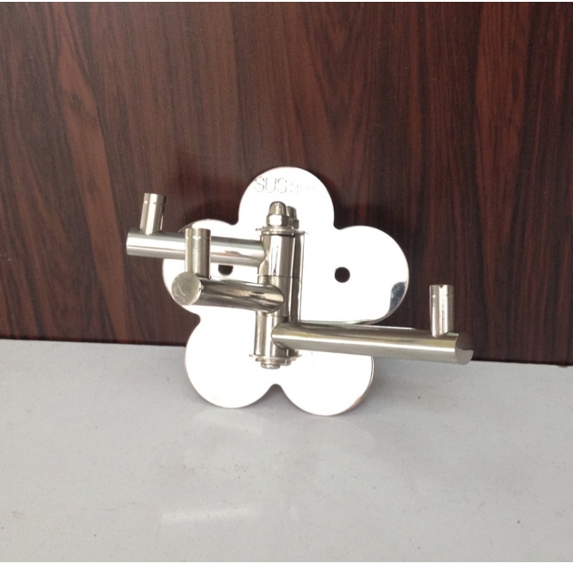 Móc Áo Bông 3 Chia Inox 304 Chính Hãng (MA12)