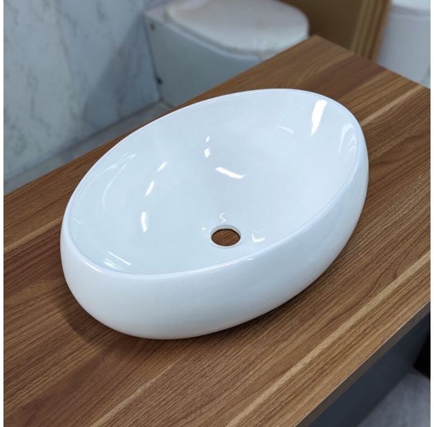 Lavabo Ovan Trắng LUSENTER (LB04)