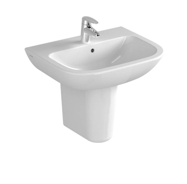 Lavabo Treo Chữ Nhật Bầu Có Chân LUSENTER (LBTT02)