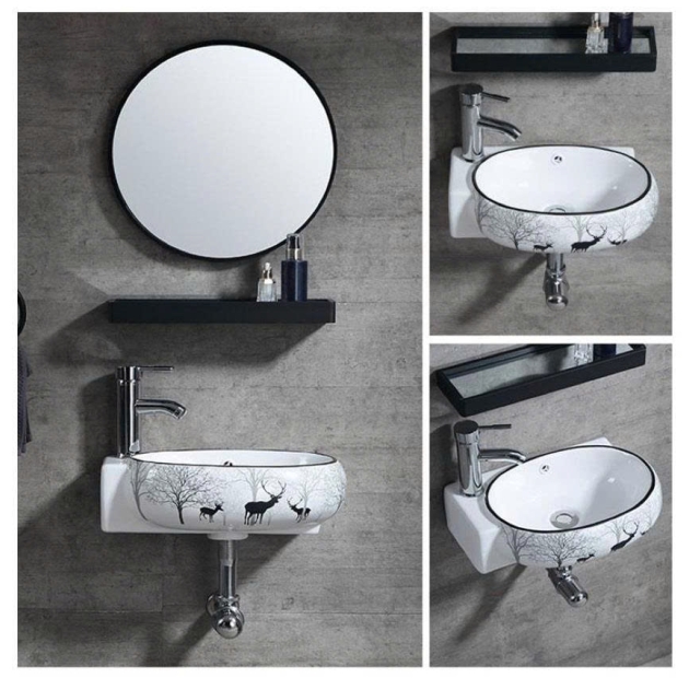 Lavabo Treo Tường Hươu Đen (LBTT10)