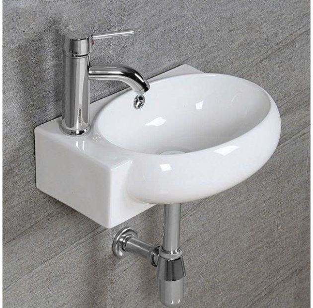 Lavabo Treo Tường Tròn LUSENTER (LBTT03)