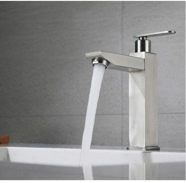 Vòi Lavabo Vuông 18cm LUSENTER ( VLB04)