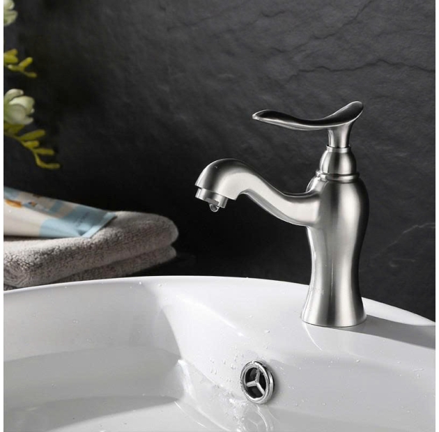 Vòi Lavabo Ấm Trà Inox - VLB78