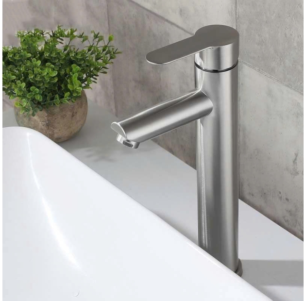 Vòi Lavabo Điếu Tròn Inox 30cm (VLB54)