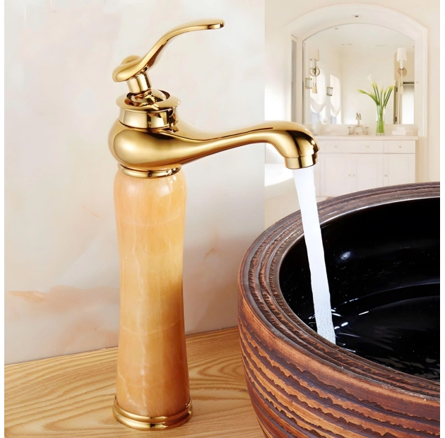 Vòi Lavabo Cổ Ngọc 30cm (VLB40)