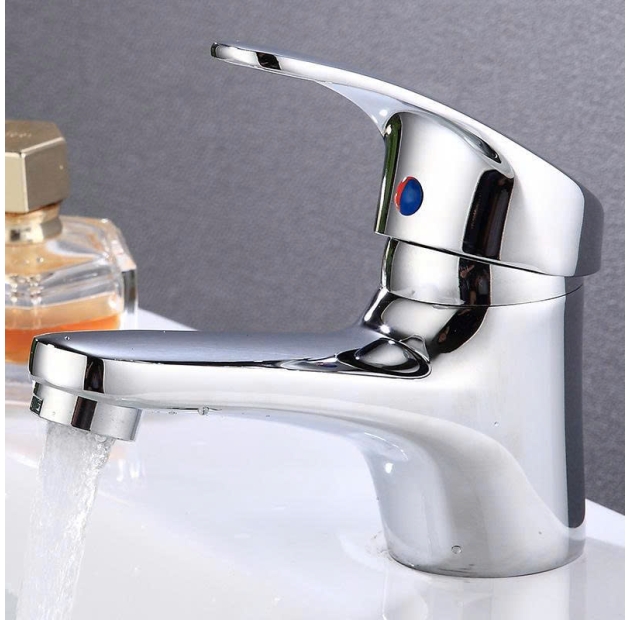 Vòi Lavabo NL Dấu Huyền Mạ Crom LUSENTER (VLB06)