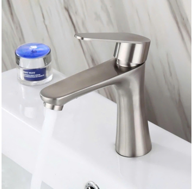 Vòi Lavabo Tròn Eo Inox 16cm (VLB57)