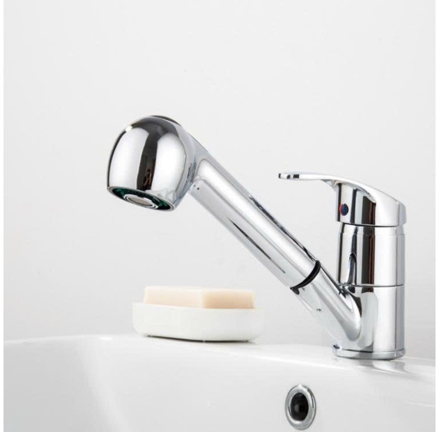 Vòi Lavabo Đồng Thau mạ Crom Dây Rút (VLB30)