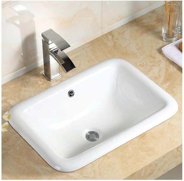 Chậu Lavabo Sứ Âm Bàn Đá LUSENTER (LBA08)