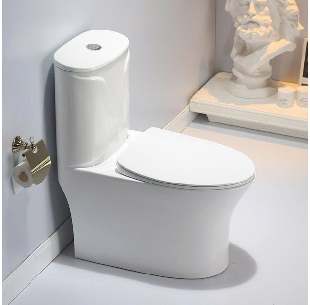 Bồn Cầu Một Khối Sứ Nung Men Nano Tuyết 