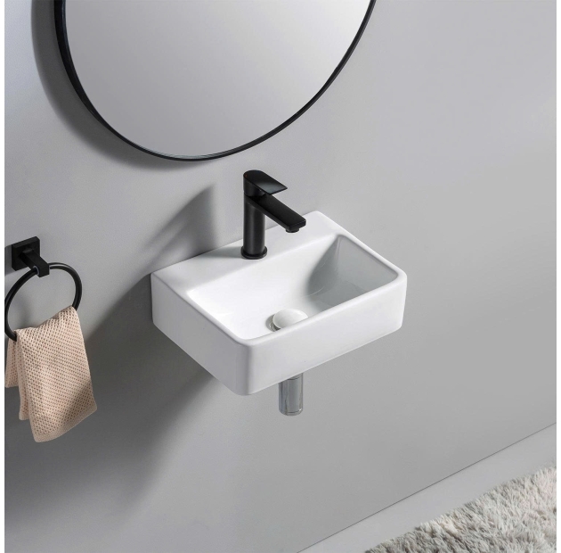 Chậu Lavabo Treo Tường KT  400X295X115mm (LBTT28)