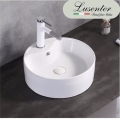 Lavabo Đặt Bàn Tròn Trắng LUSENTER (LB01)