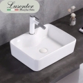 Lavabo Đặt Bàn Trắng Chữ Nhật LUSENTER (LB57)