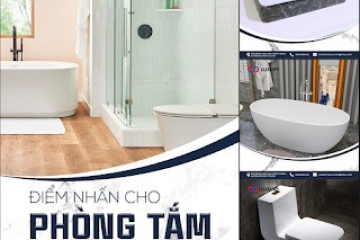 ĐIỂM NHẤN CHO PHÒNG TẮM CỦA BẠN