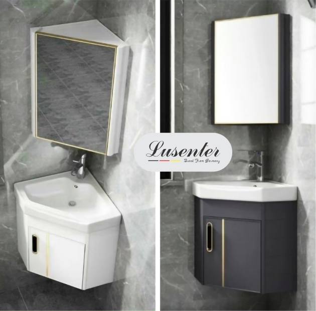 Bộ Tủ Lavabo Treo Góc Tường LUSENTER (TLVB08)