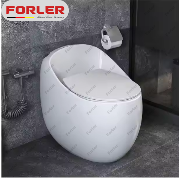 Bồn Cầu Trứng Tròn Trắng FORLER (BCT08)